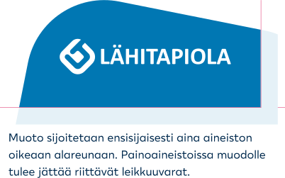 LähiTapiolan yritustunnus muodon päällä